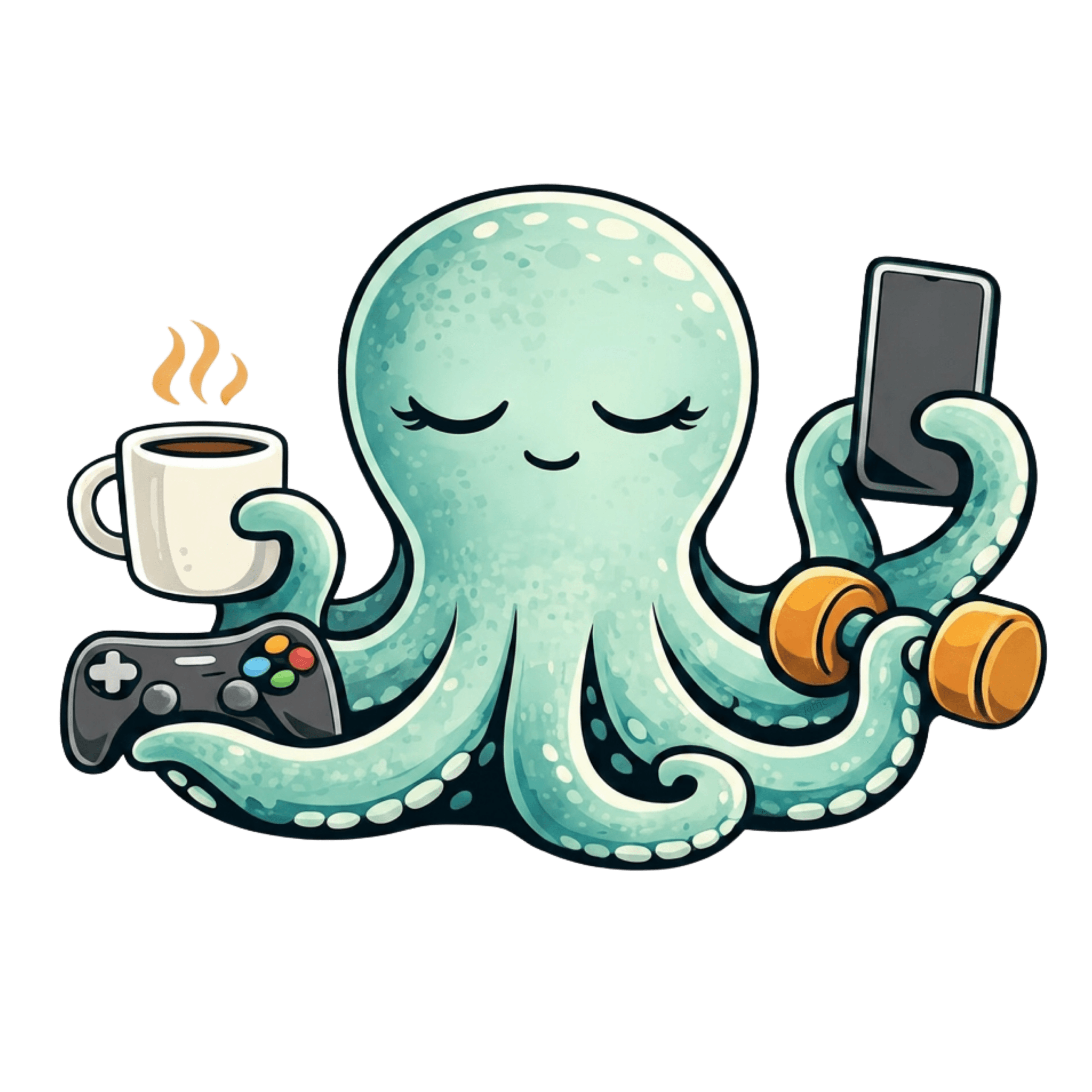 Offbeat Charm octopus